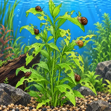 Aquarium Snail Herbivory