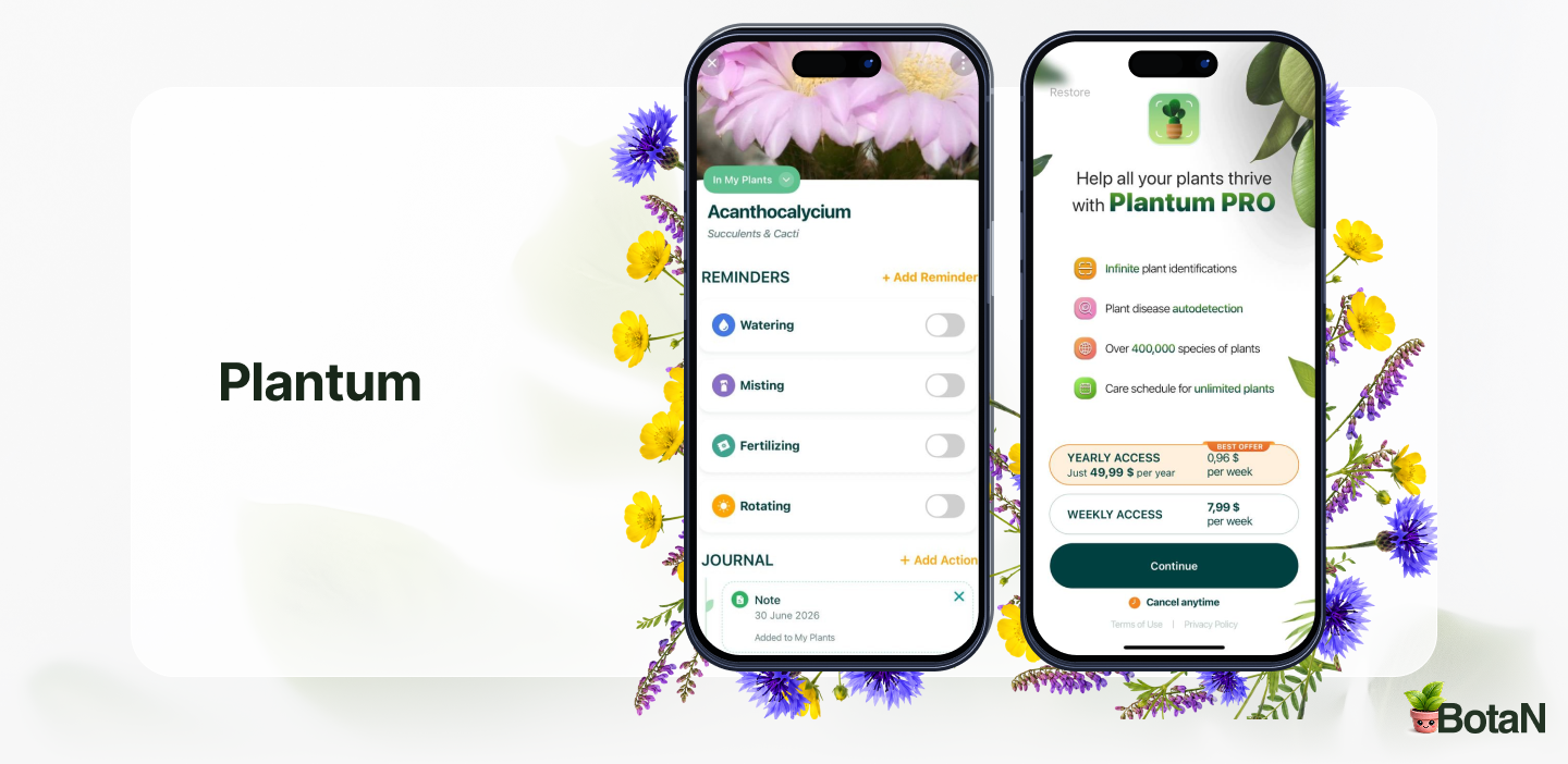 Best Gardening Apps - Plantum