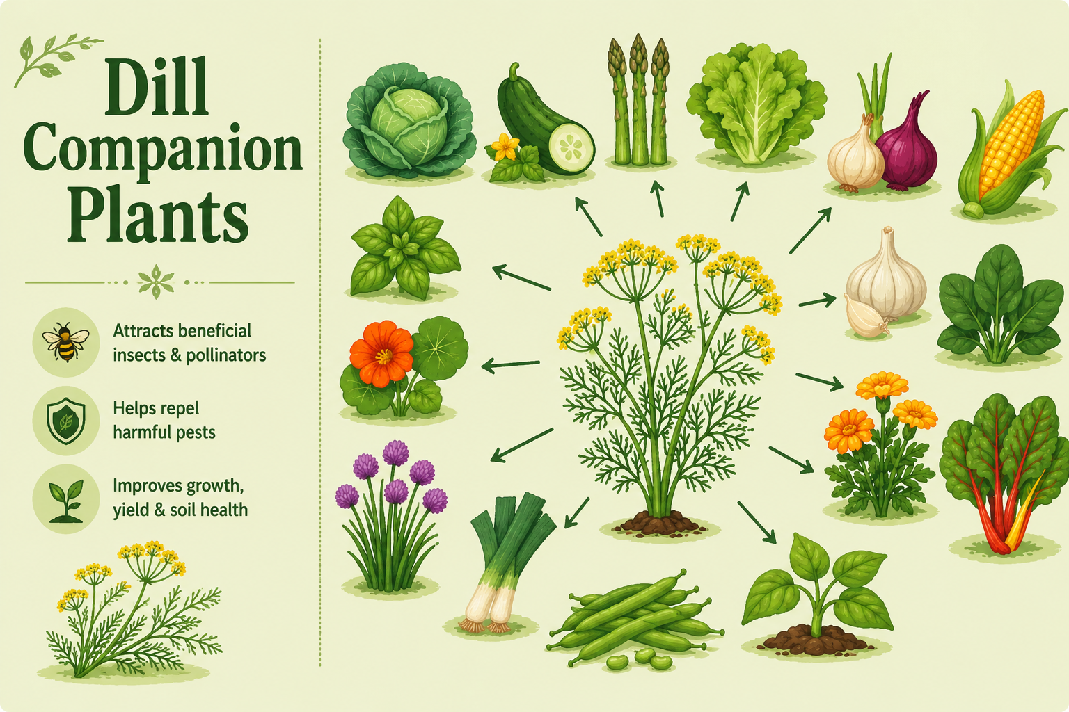 Dill Companion Plants