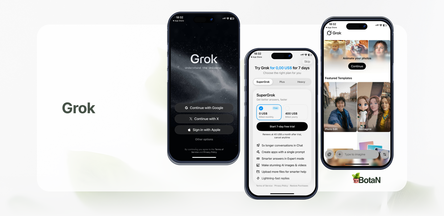 Best AI Apps for iPhone - Grok